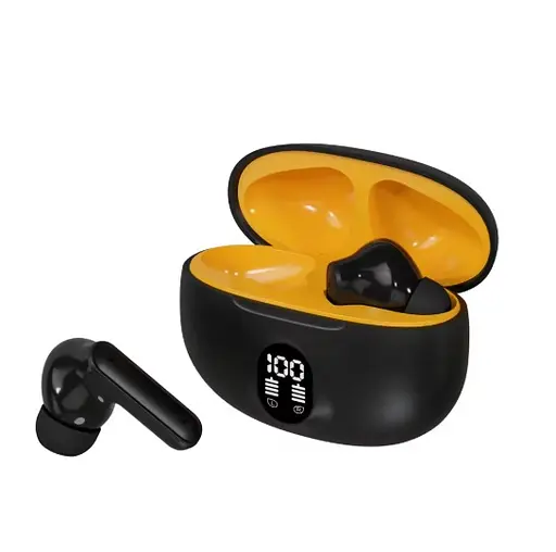 Беспроводные Наушники Блютуз с Кейсом TWS Bluetooth 5.3 Черные  - фото 1