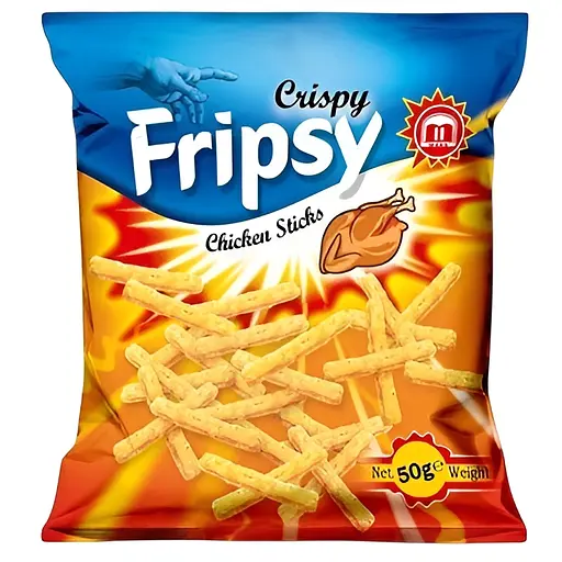 Чипсы Fripsy со вкусом жареной курицы 50 г