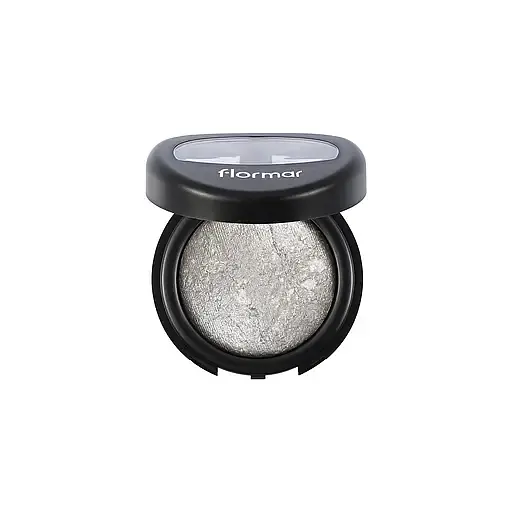 Тіні для повік Flormar Diamonds Baked Eye Shadow, відтінок 10 (Silver Leaf), 5 г (8000019545094) - фото 1