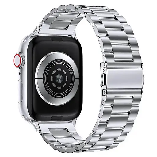 Ремінець Steel Elegance для Apple Watch 38/40/41/42mm(ser.10) Silver - фото 2