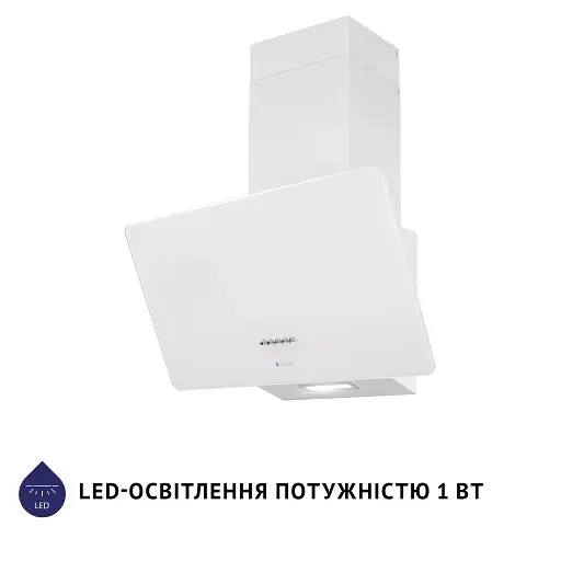 Вытяжка декоративная наклонная Minola HDN 6224 WH 700 LED - фото 3
