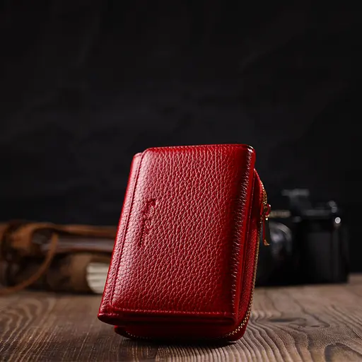 Кожаный женский кошелек Tony Bellucci 8.5х11.5х4 см acs0026997 - фото 7