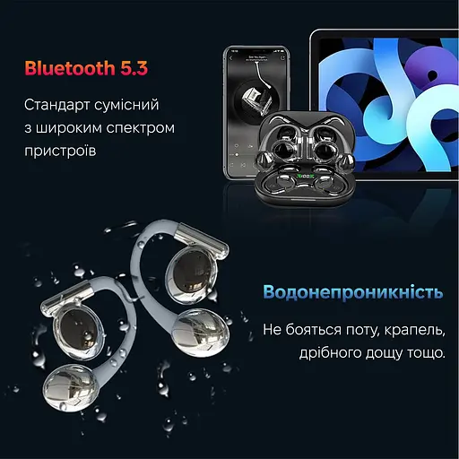 Бездротові навушники Inspire YYK-880 Black - фото 3