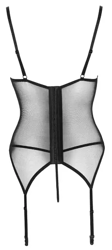 Корсет Cottelli Collection Lingerie Basque XL красный - фото 5
