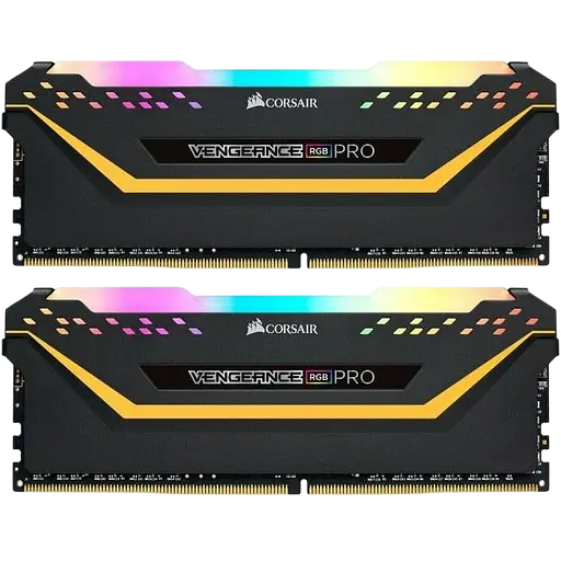 Оперативна пам'ять Corsair 16GB (2x8GB) DDR4 3200MHz Vengeance RGB Pro Black (CMW16GX4M2C3200C16) - фото 3