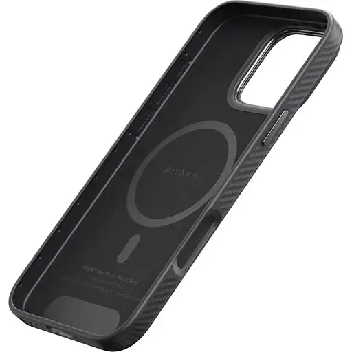 Оригінальний протиударний чохол Pitaka Military-Grade Protective Summa Case для iPhone 16 Pro Max 600D Black/Grey (KI1601PMPA) - фото 12