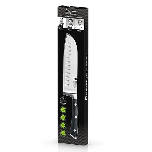 Нож кухонный санток MasterPro BGMP-4311 Foodies collection 17.5 см (00000054390) - фото 3