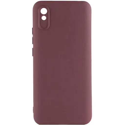 Чохол TPU Getman Liquid Silk Full Camera для Xiaomi Redmi 9A Бордовий / Marsala