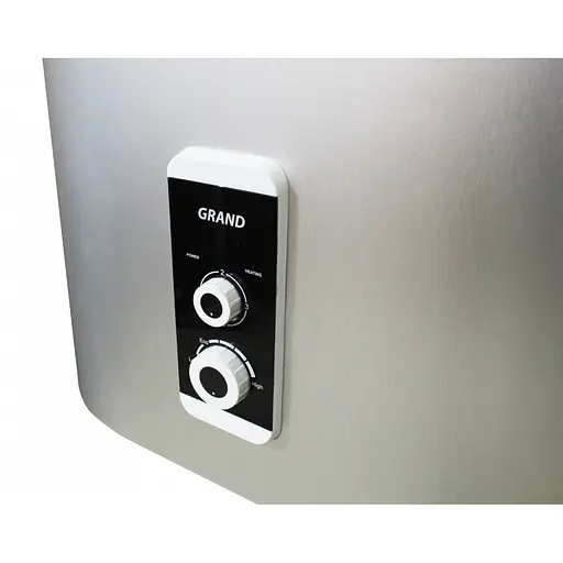 Водонагреватель Willer Grand, 2 кВт, сухой ТЭН, 50 л, прямоугольный, вертикальный, светлый алюминий (EV50DR) - фото 3