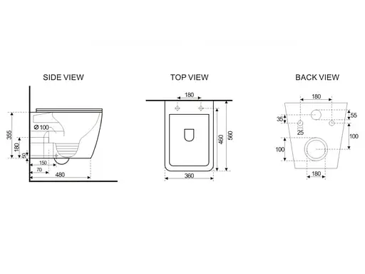 Унитаз подвесной Asignatura Simple Line с крышкой Soft Close 37802805, Белый - фото 2