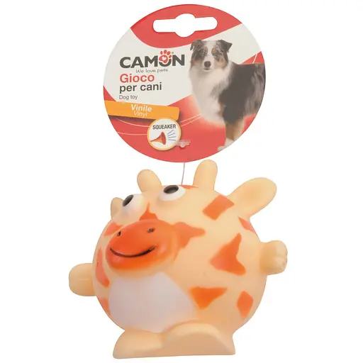 Іграшка для собак Camon тваринки вінілові з пищалкою 10 см (AH313)