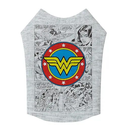 Майка для собак Waudog Clothes малюнок "Чудо-жінка комікс", S40, B 50-56 см, С 29-34 см - фото 3