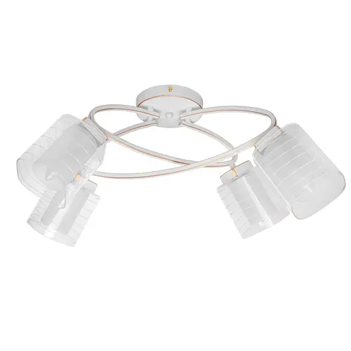 Люстра стельова Brille в зал E14 40W WH (LK-633C/4)