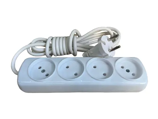 Удлинитель ECO (MAX 1800 Вт, 100% медь) 4 гнезда 3М без заземления LU-7343 ТМ LUMANO - фото 1