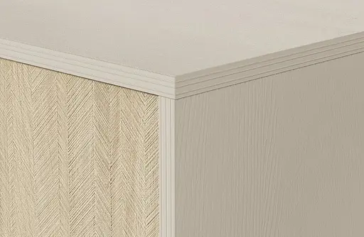 Тумба прикроватная Perfect Home Форест / Forest S54 с 1 ящиком Беж песочный/пихта сканди (PFH-091486) - фото 6