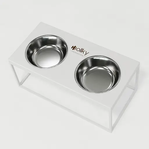 Hollky Base XL20 — миски на підставці для великих собак (2 × 1,8 л) - фото 3