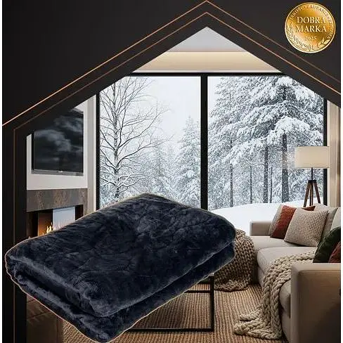 Електричний килимок-ковдра Ruhhy темно сірий 26202 - фото 7