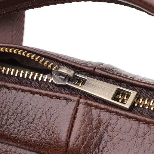 Портфель для мужчин из натуральной кожи Vintage 38,5х27х7 см sum0027463 - фото 6