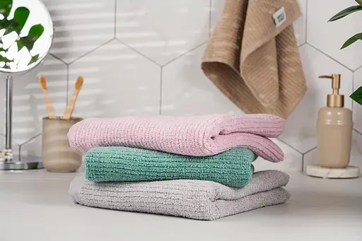 Рушник махровий Ardesto Air 30х50 см 100% бавовна рожевий (ART2130SC)  - фото 6