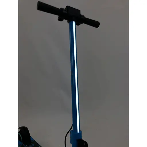 Детский Электросамокат E-Scooter ES3 LED + амортизатор Синий - фото 10