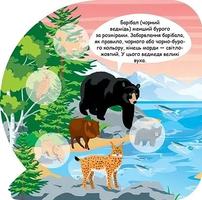 Пізнавальні наліпки. Тварини Північної Америки - фото 3