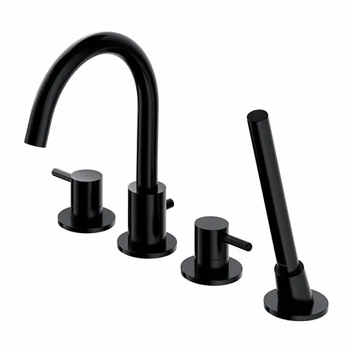 Смеситель для ванны Omnires Y black (Y1232BL) - фото 1