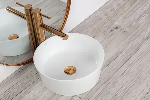 Умивальник Rea Ida slim накладний білий REA-U7400, Білий - фото 4