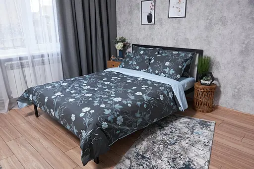 Комплект постільної білизни Moon&Star Бязь Gold Люкс Cornflower сімейний 160х220х2 наволочки 2х70х70 - фото 1