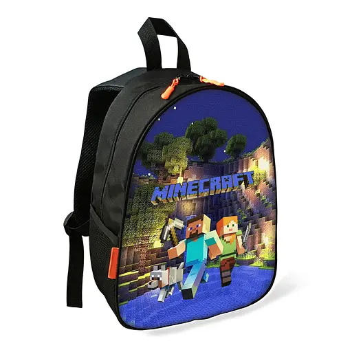 Рюкзак Minecraft Стив и Алекс детский школьный/городской 34х27х13 см для мальчика (02414)
