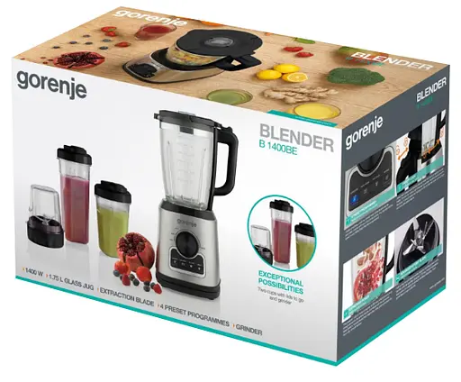 Стаціонарний блендер Gorenje B1400BE (7032550) - фото 6