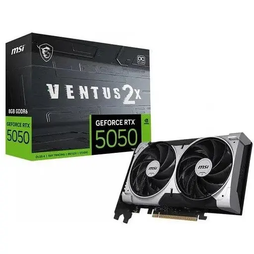 Відеокарта MSI GeForce RTX 5050 Ventus 2X OC 8GB - фото 1