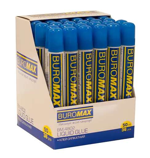 Клей канцелярський, 50 мл, BM.4802 JOBMAX, з аплікатором (4823078951557) - фото 3