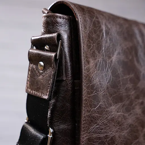 Чоловіча шкіряна сумка SHVIGEL 24х30х8 см sum0012641 - фото 7