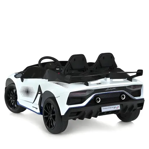 Електромобіль дитячий Bambi Lamborghini M‑6026EBLR‑1 12V одномісний зі шкіряним сидінням Bluetooth - фото 6