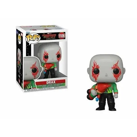 Коллекционная  фигурка   Фанко Поп Стражи галактики Дракс Funko Pop Guardians of the galaxy Drax 10 см (Уценка) GG D 1106 - фото 1