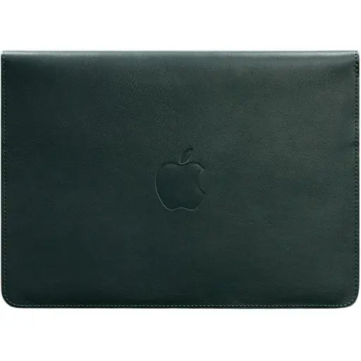 Шкіряний чохол-конверт BlankNote на магнітах для MacBook 14 Зелений - фото 1