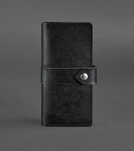 Кожаный портмоне 3.1 черный Blackwood - фото 1