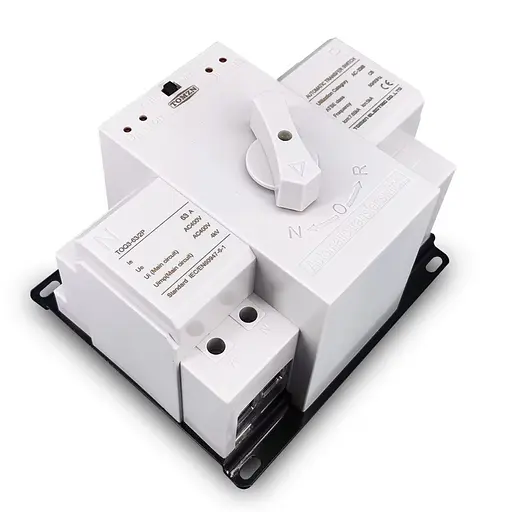 Моторизований автоматичний перемикач введення резерву TOMZN TOQ3-63/2P, 2 полюси, 63 Ампера (101064) - фото 5