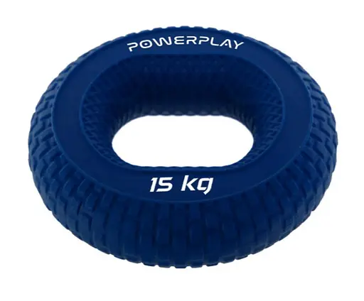 Еспандер кістьовий PowerPlay силіконовий PP-4333 Hand Grip Light 15 кг Синій (PP_4333_Blue_15kg) - фото 2
