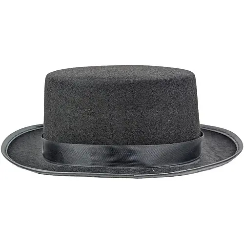 Шляпа Цилиндр черный - фото 2