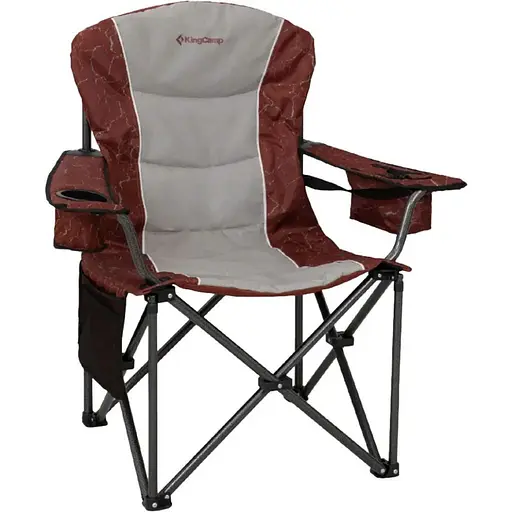 Складаний стілець KingCamp Juniper C10 Red/Grey (2248.65.54) [145937]