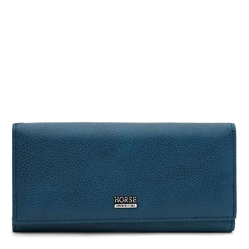 Гаманець жіночий шкіряний Horse Imperial A0001 navy синій - фото 3