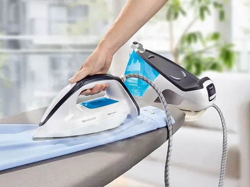 Парогенератор SilverCrest SDBE 2400 A1 2400 Вт, керамічне покриття підошви, вертикальний пар 1 шт. чорний (28110-IS) - фото 6