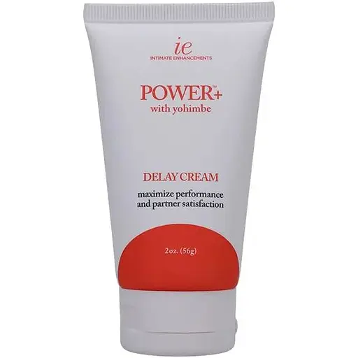 Потужний крем-пролонгатор Doc Johnson Power+With Yohimbe Delay Cream For Men, екстракт Йохимбе, 56 г