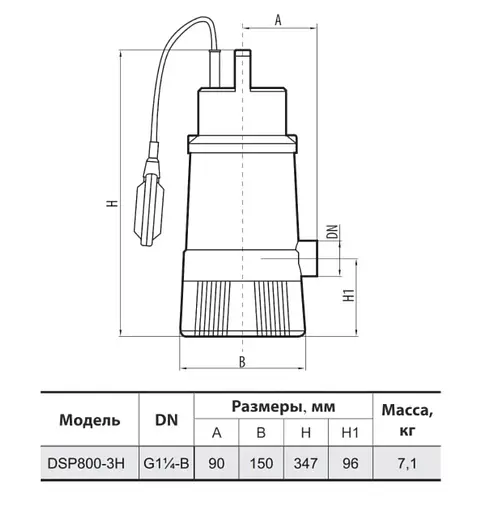 Колодязний насос NPO DSP 800-3H - фото 3