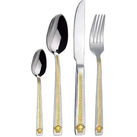 Набор столовых приборов Bachmayer BM-7801 Версаче на 12 персон в подарочном чемодане 72 предмета - фото 1