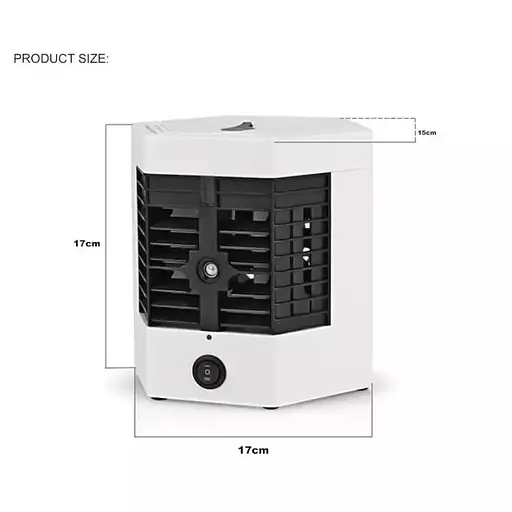 Портативный мини кондиционер 10Вт Arctic Air Ultra PRO 3в1 с функцией увлажнения и охлаждения Белый/Черный - фото 2