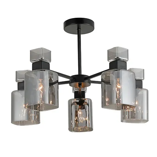 Люстра Ardero BL1150-1 OLIVIA під лампу чорний - фото 1