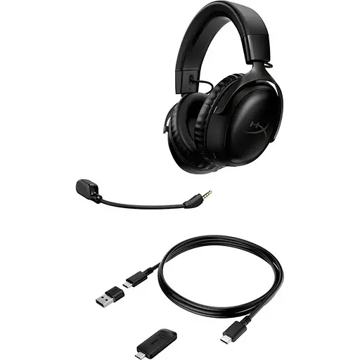 Навушники бездротові ігрові HyperX Cloud III Wireless (77Z45AA) чорні - фото 7