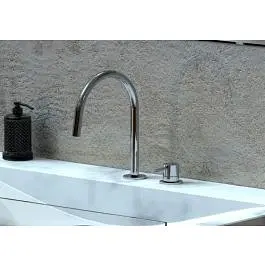 Змішувач для раковини Paffoni Light без донного клапана. chrome LIG051CR, Хром - фото 2